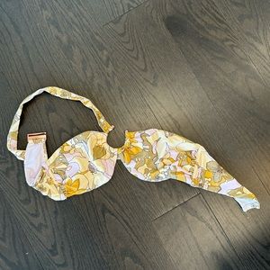 for love and lemons one shoulder strap floral top